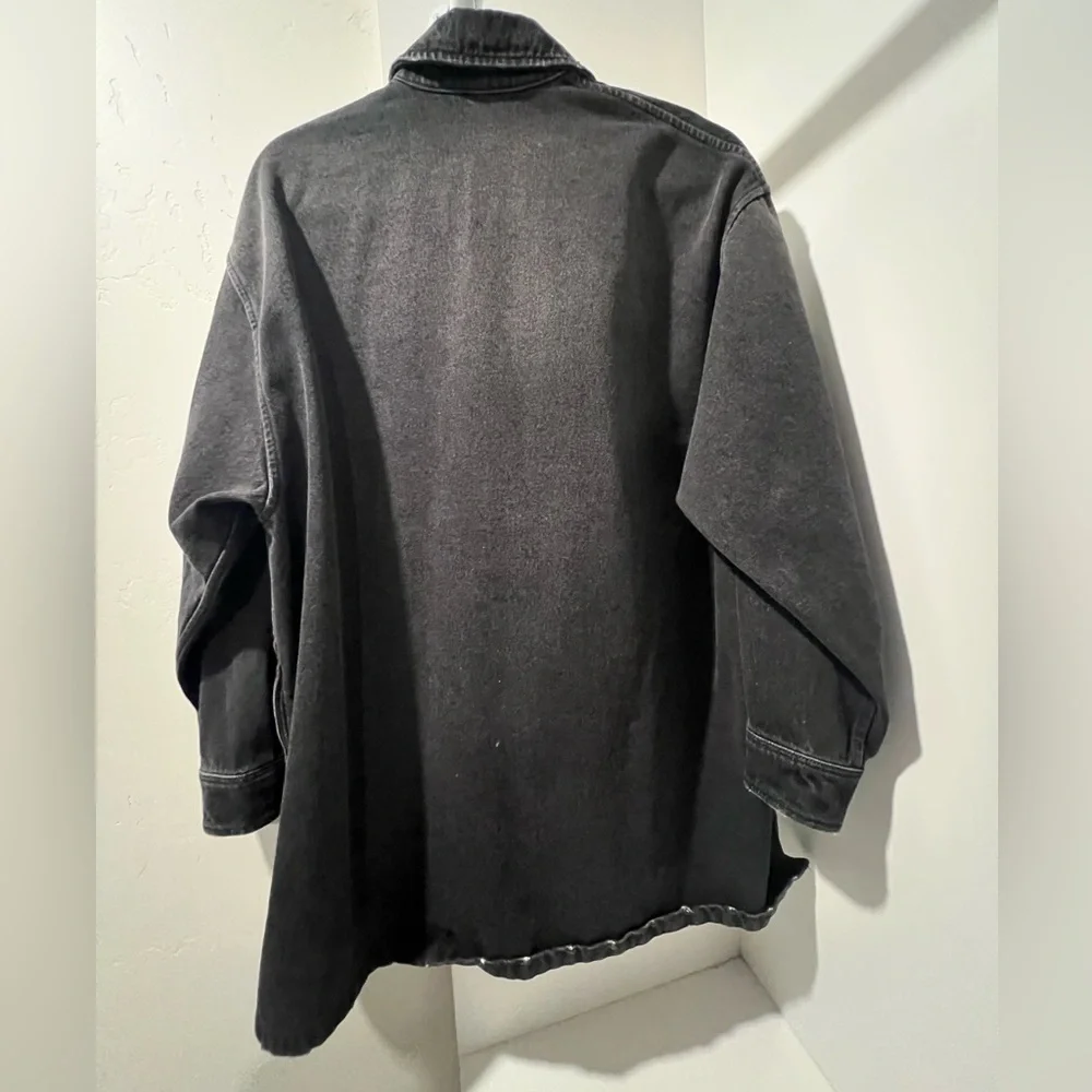 Prada Black Lightweight Shirt Jacket - Picture 4 of 10